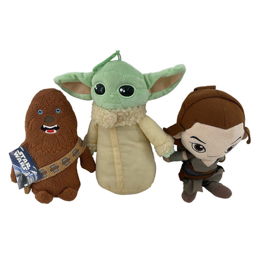 CUTE Mini LOT Star Wars Character Plush Dolls Yoda Chewbacca Jedi - Warehouse Toys