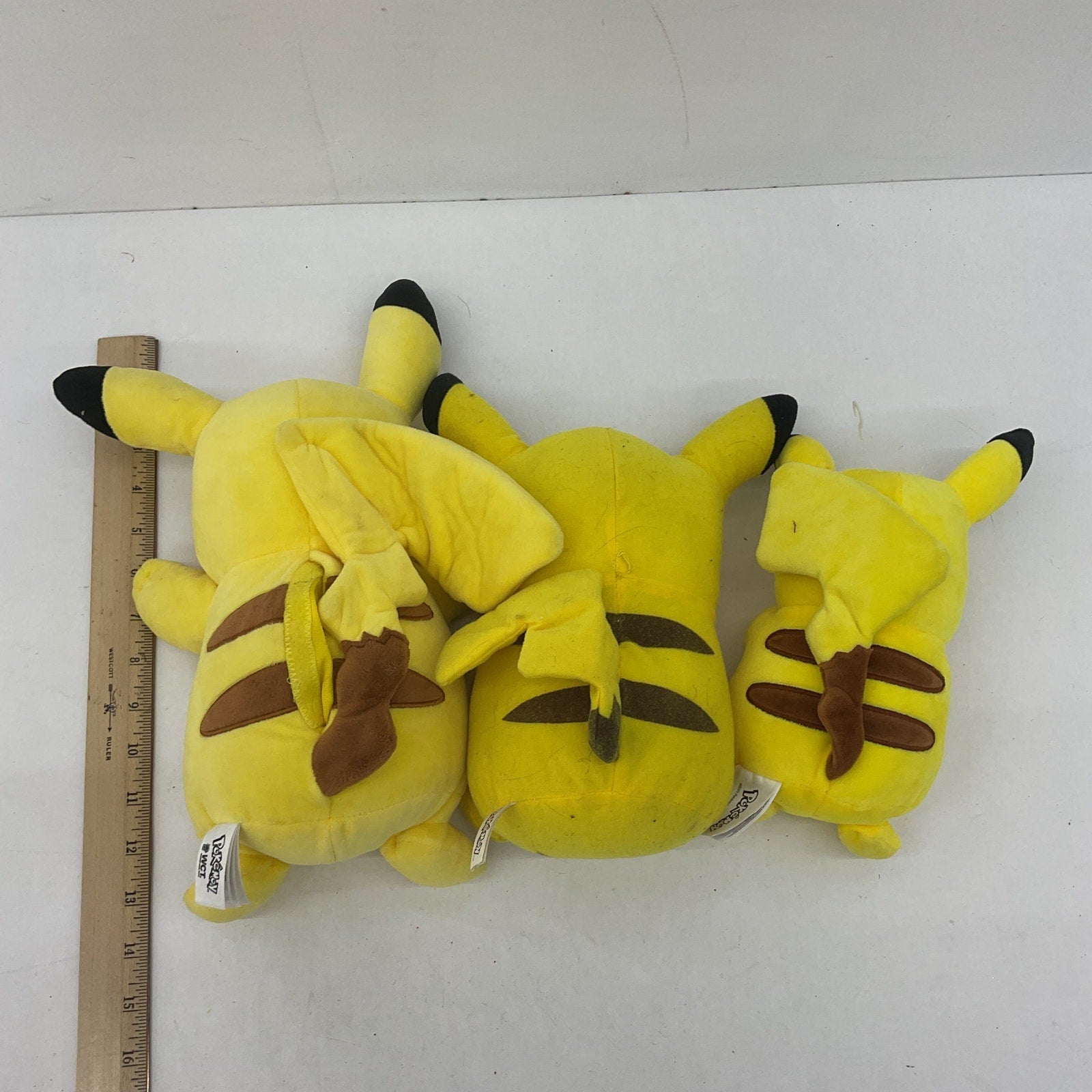 CUTE Mix of 3 Nintendo Pokemon Pikachu Character Plush Dolls Stuffed Toys - Warehouse Toys