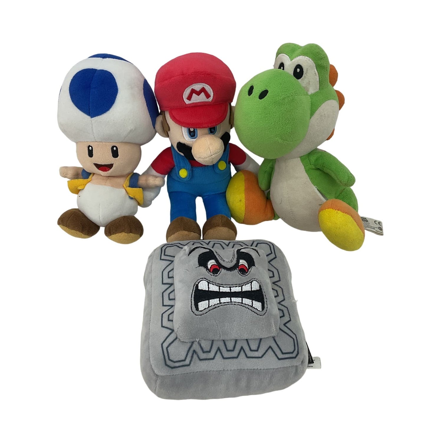 Cute Mixed LOT Super Mario Nintendo Toad Thwomp Character Plush Toys - Warehouse Toys