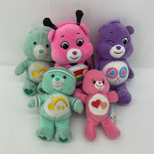 Cute Mixed LOT TCFC Care Bears Plush Dolls Stuffed Love A Lot Cheer Wish Pink - Warehouse Toys