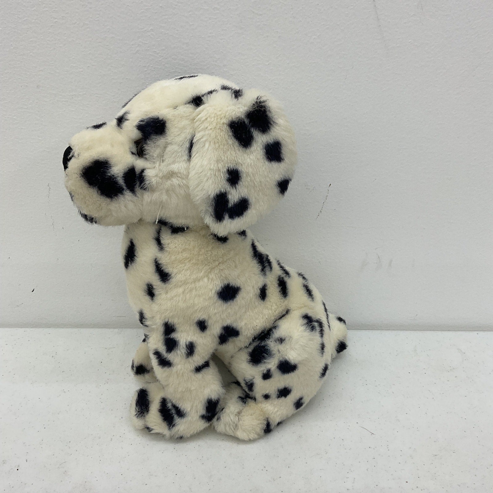 CUTE Preowned Kelly Toy Black White Spotted Dalmatian Dog Plush Doll Toy Stuffed - Warehouse Toys