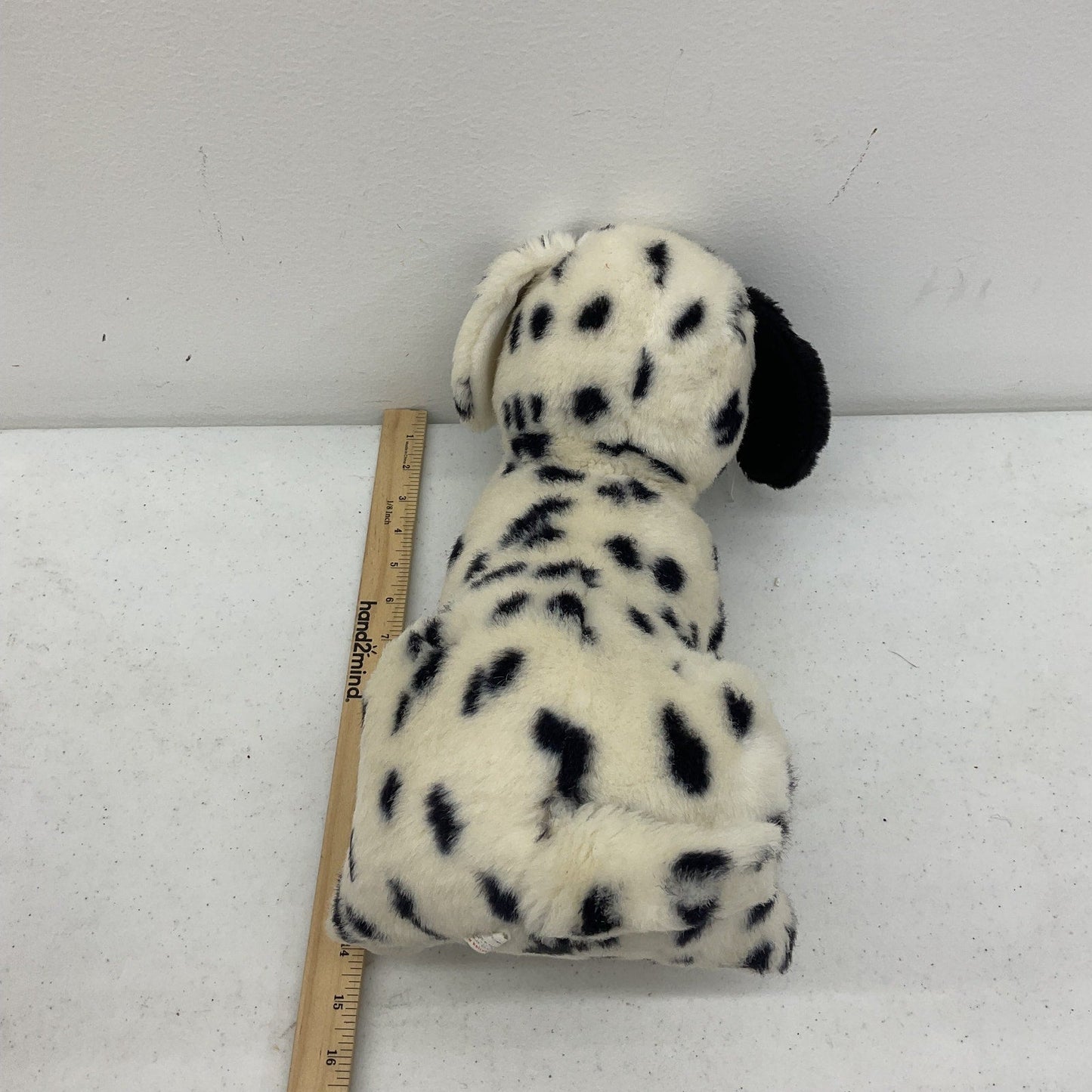 CUTE Preowned Kelly Toy Black White Spotted Dalmatian Dog Plush Doll Toy Stuffed - Warehouse Toys