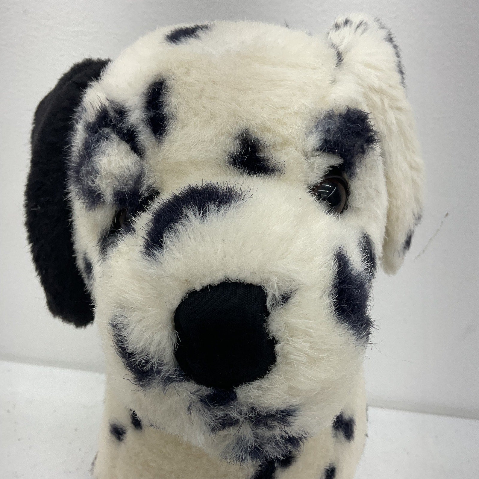 CUTE Preowned Kelly Toy Black White Spotted Dalmatian Dog Plush Doll Toy Stuffed - Warehouse Toys