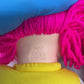 CUTE Preowned LOT 2 Play Baby Doll Soft Bodied Rubber Heads Pink Hair Adorable - Warehouse Toys