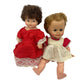 CUTE Preowned LOT 2 Play Baby Dolls Ideal & Other Poseable Plastic Little Girls - Warehouse Toys