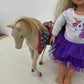 CUTE Preowned LOT 2 Play Baby Dolls Our Generation Blonde Girl & Horse Figure - Warehouse Toys