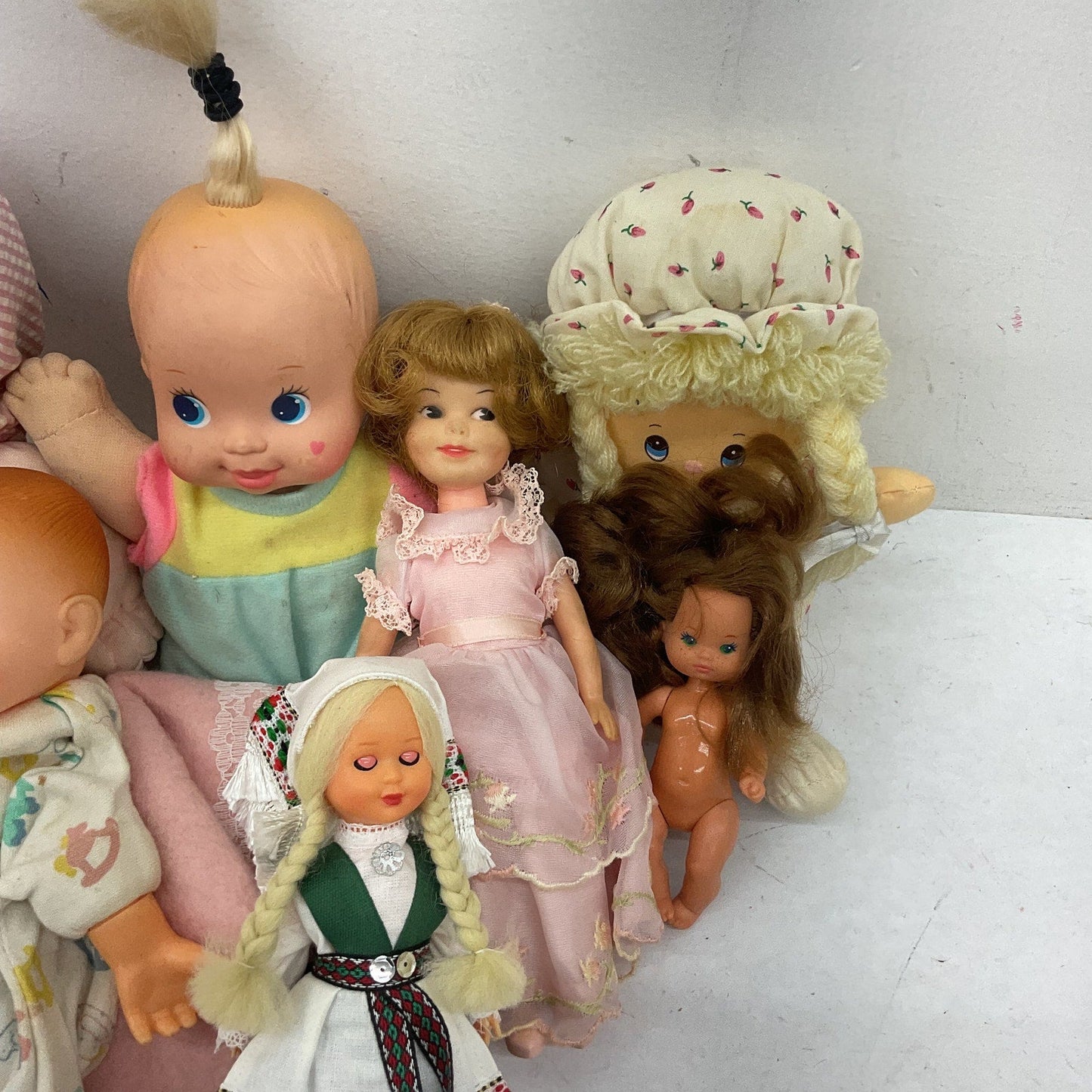 CUTE Preowned LOT Play Baby Dolls Soft Bodied & Rubber Russ Handmade Mattel - Warehouse Toys