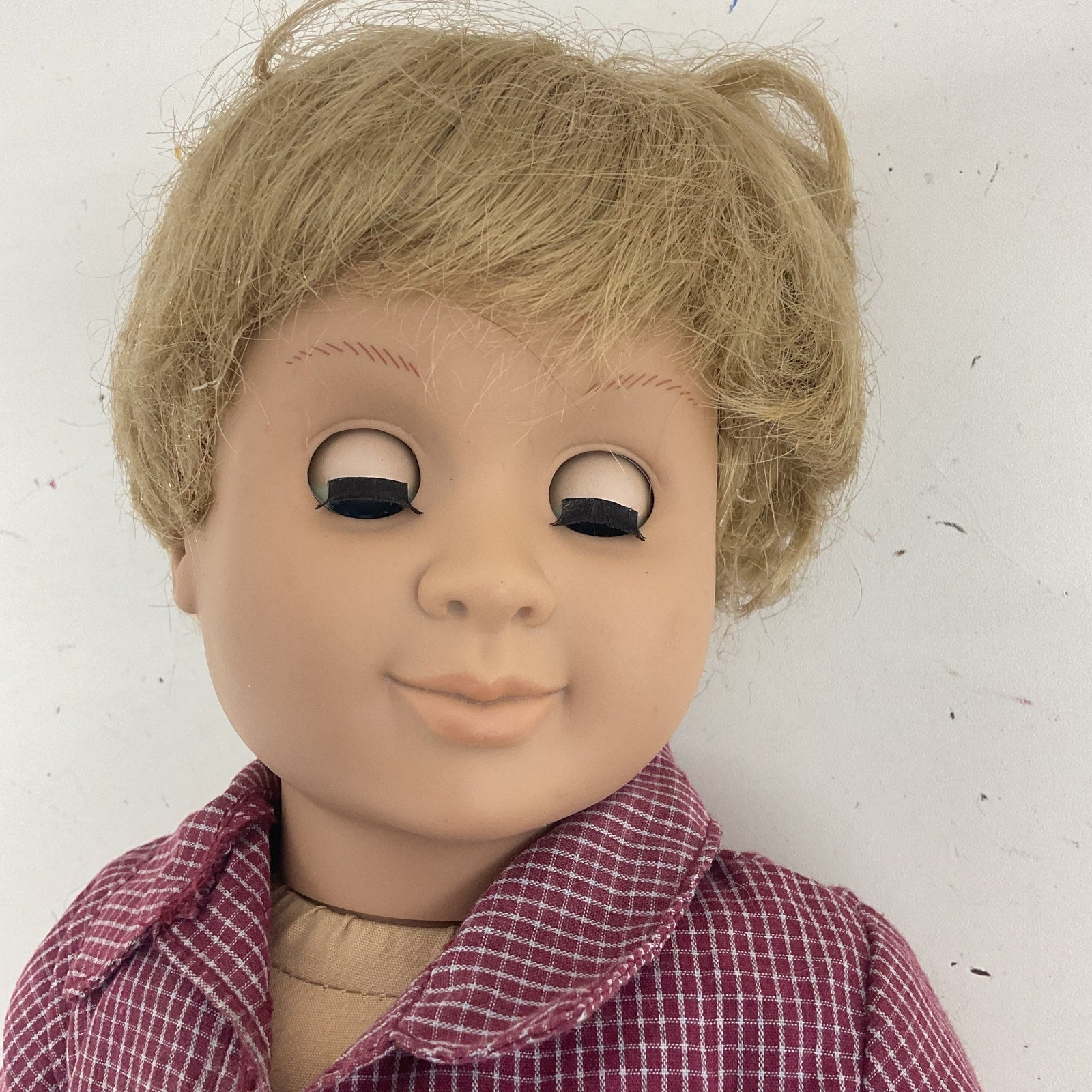 CUTE Preowned Play Baby Dolls Target Blonde Short Hair Blue Eyes Caucasian - Warehouse Toys