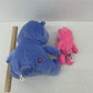 CUTE Used LOT Care Bears Plush Dolls Stuffed Toys Pink Cheer Bear Galaxy Purple - Warehouse Toys