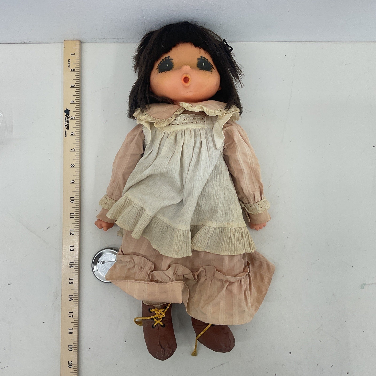 Cute Vintage 70s Japan Sekiguchi Mademoiselle Gege Doll Love Love - Warehouse Toys