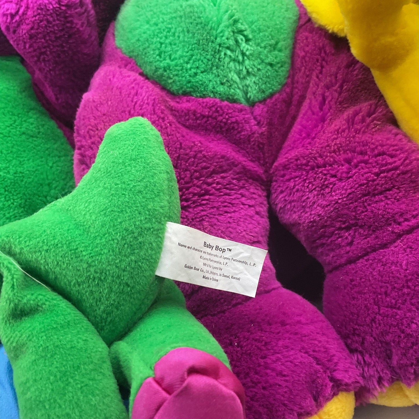 Dakin Barney Purple Dinosaur Stuffed Animal Wholesale Lot Green Plush Bulk - Warehouse Toys