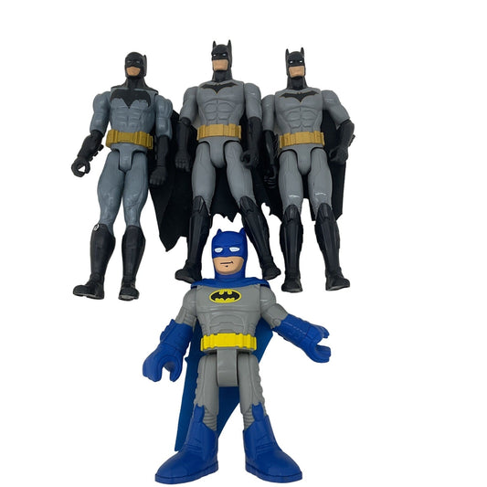 DC Batman Superhero Blue Action Figure Lot Plastic, Preowned - Warehouse Toys