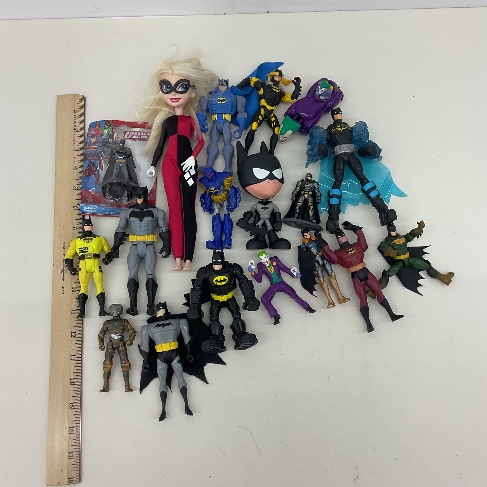 DC Comics Batman Action Figures Dolls Figurines Toys Joker Harley Quinn LOT - Warehouse Toys