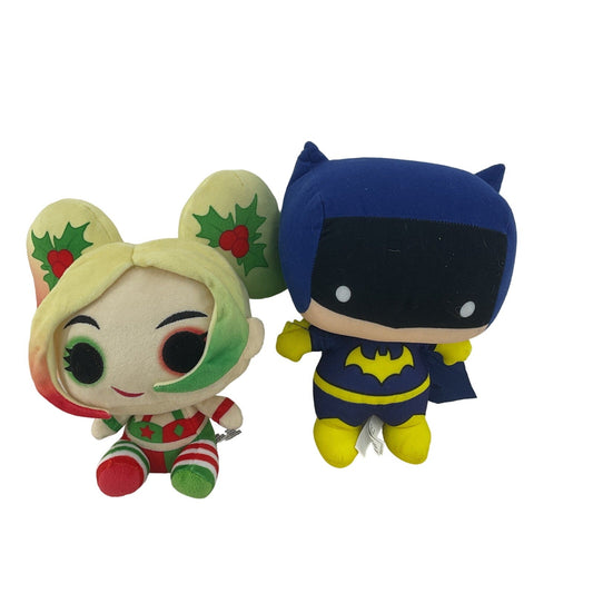 DC Comics Batman & Harley Quill Character Plush Dolls CUTE - Warehouse Toys