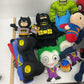 DC Comics Marvel Mixed Stuffed Animals LOT Preowned 12 lbs Batman Joker Hulk - Warehouse Toys