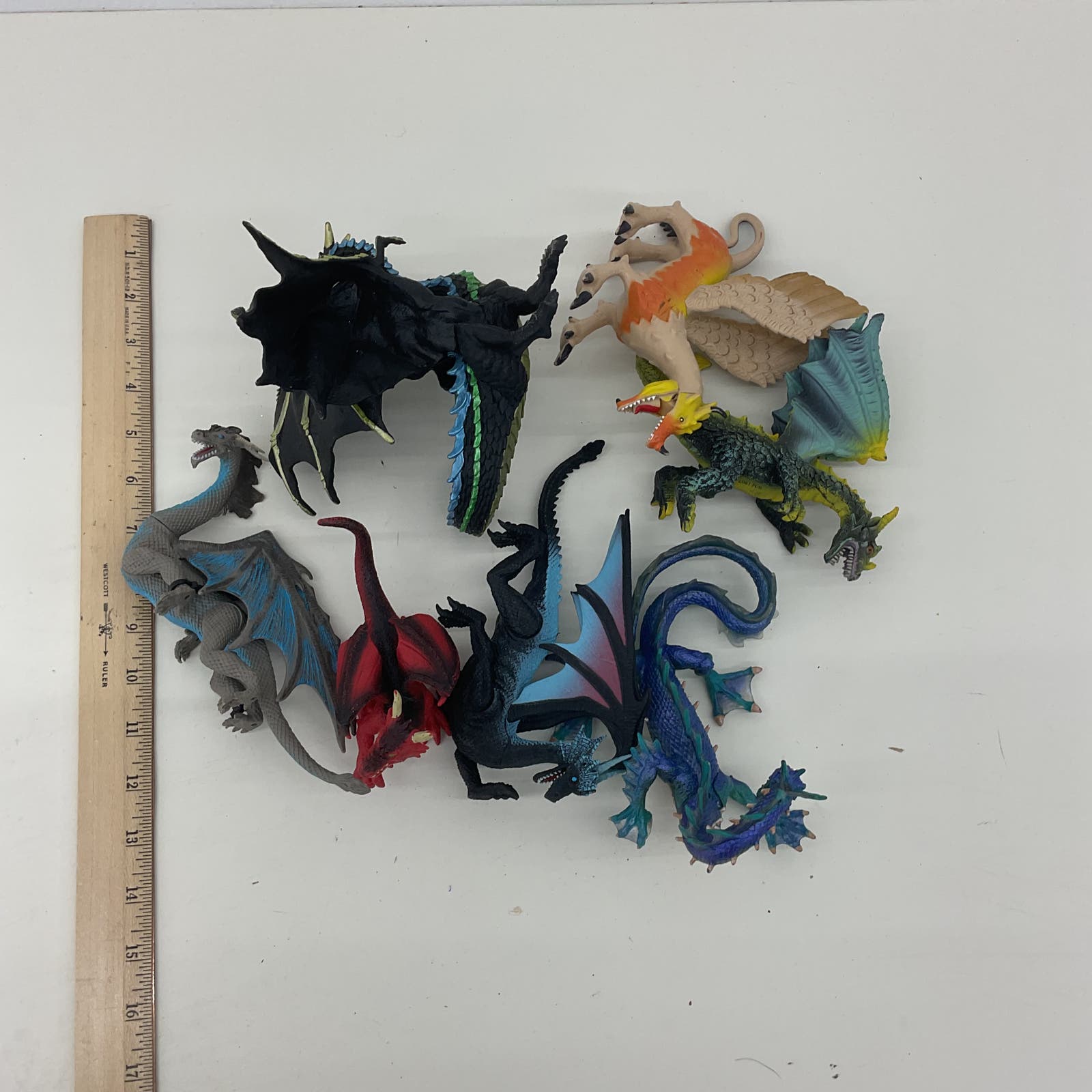 D&D Fantasy Dragon Monster Kaiju Toy Figures Figurines Loose LOT - Warehouse Toys