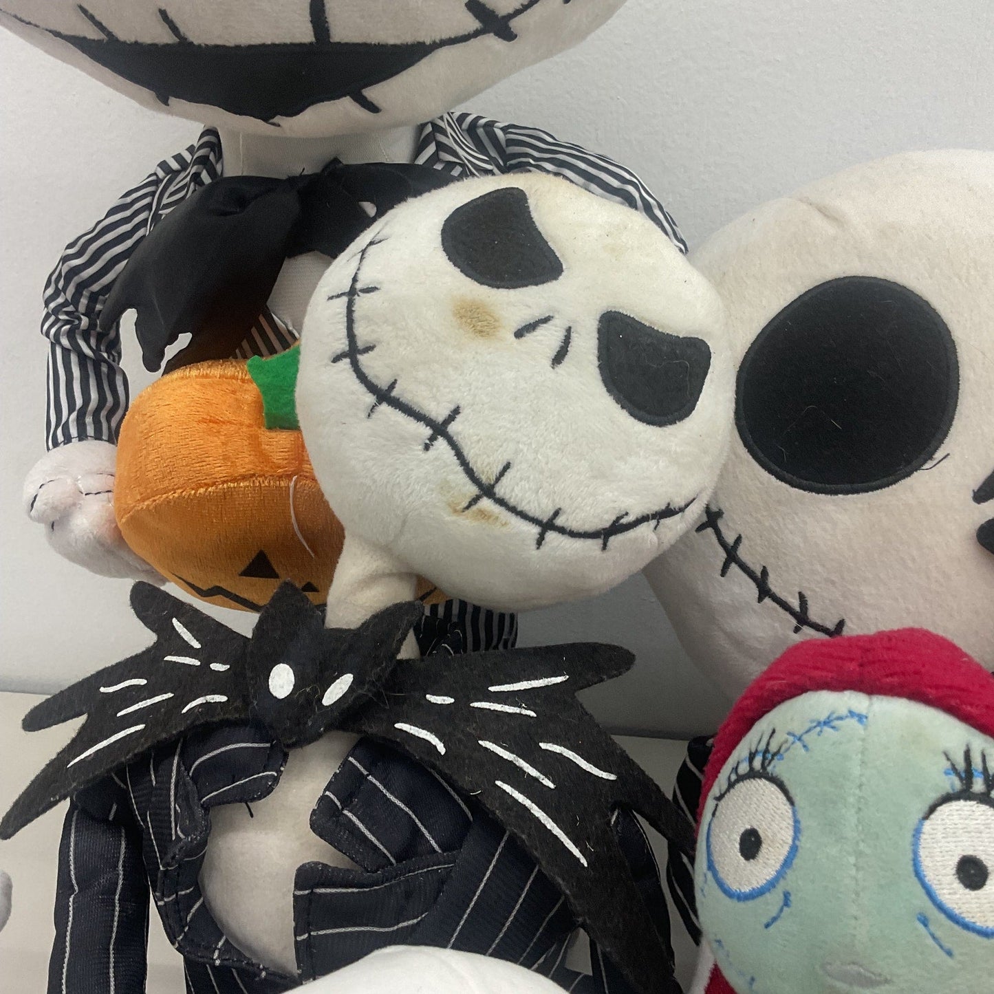 Disney 11 lbs Mix LOT Nightmare Before Xmas Plush Dolls Jack Sally Oogie Boogie - Warehouse Toys