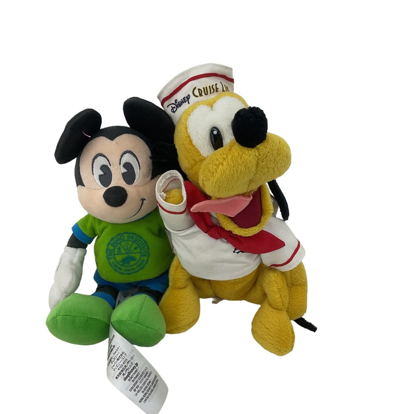 Disney Baby Mickey Mouse Pluto Dog Plush Character Dolls