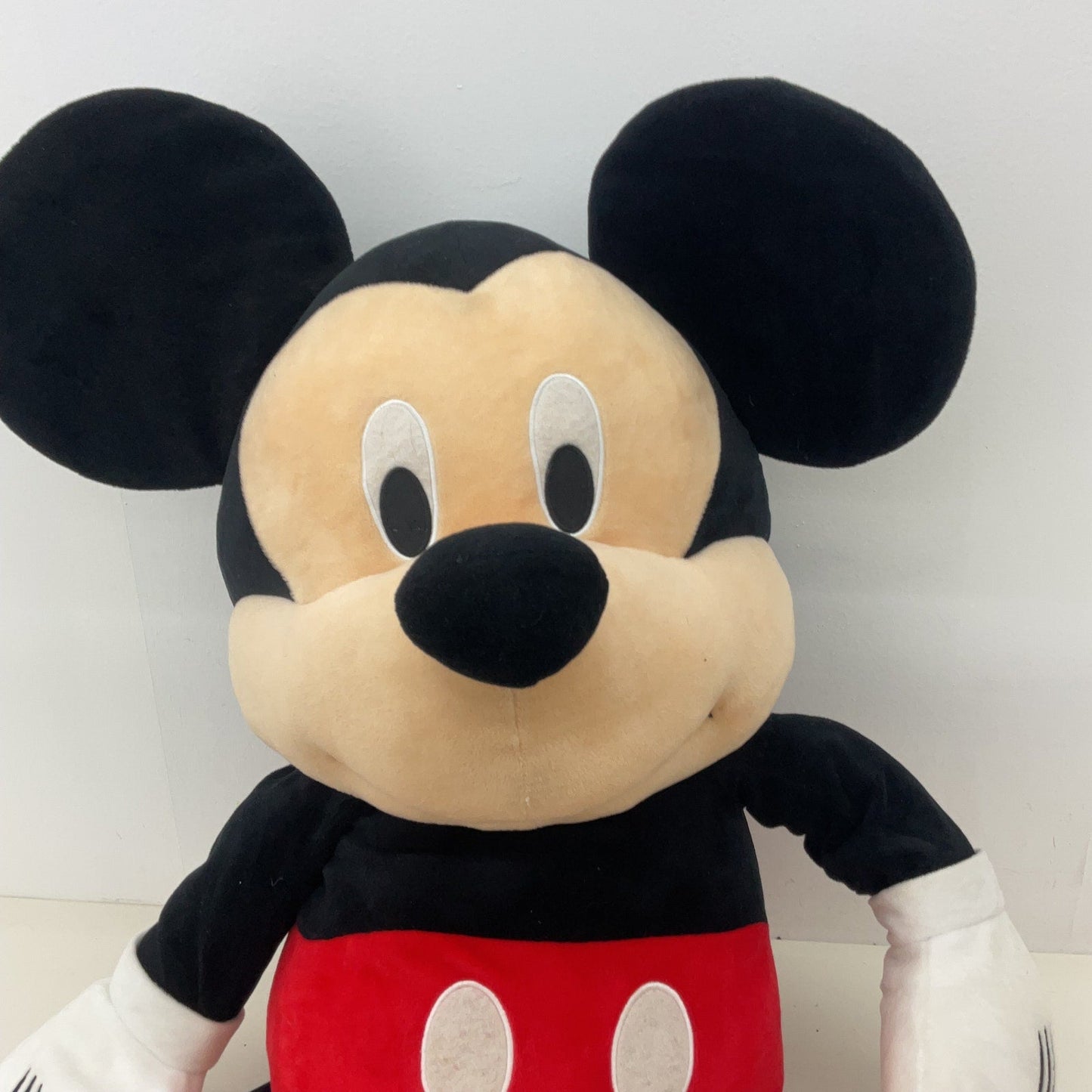 Disney Baby Oversized Jumbo Soft Mickey Mouse 3 lb 35" Plush Doll Stuffed Used - Warehouse Toys