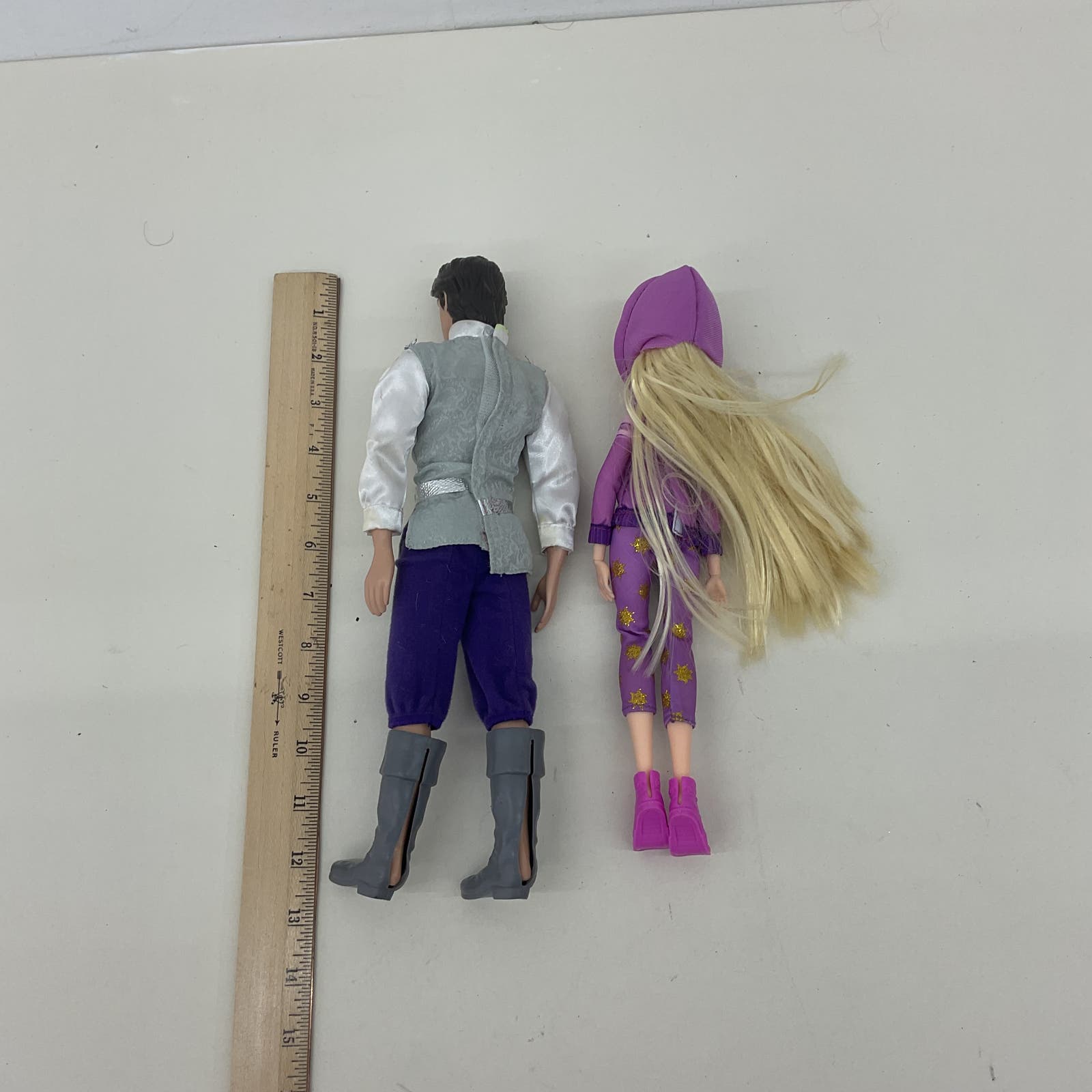 Disney Barbie Princess & Prince Play Dolls LOT Rapunzel Stefan Loose Used - Warehouse Toys