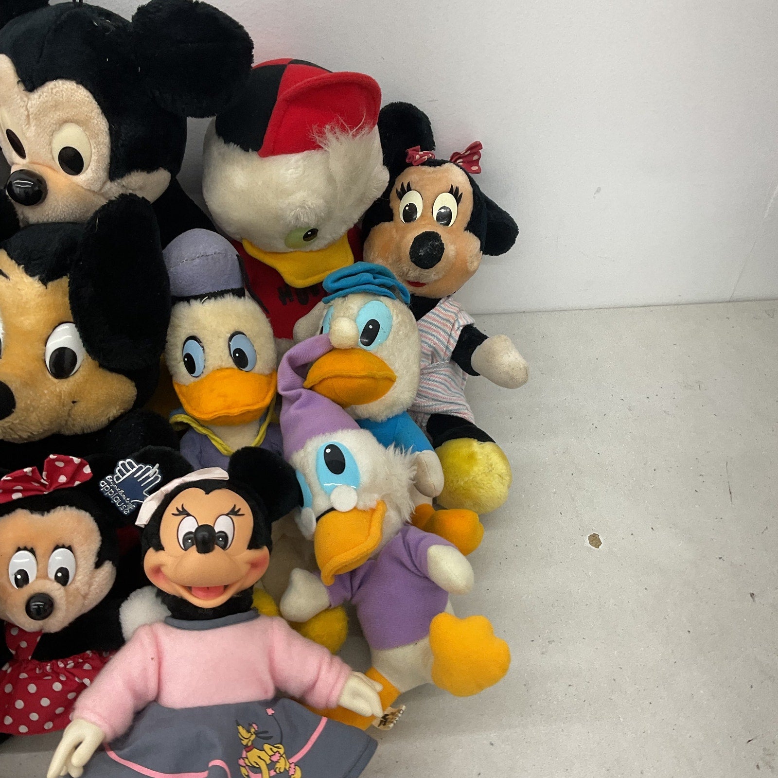 Disney Character Mixed Preowned LOT 11 lbs Plush Dolls Toys Vintage Mickey Mouse - Warehouse Toys