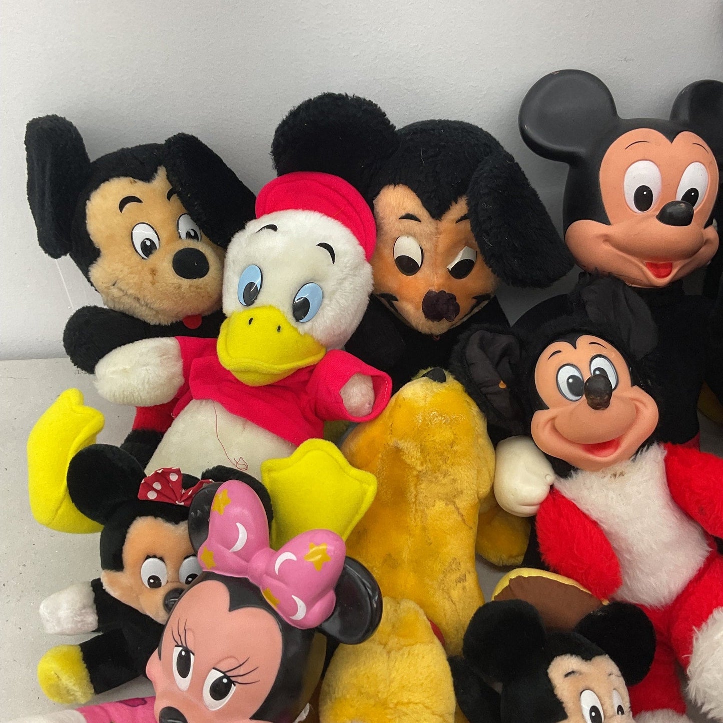 Disney Character Mixed Preowned LOT 11 lbs Plush Dolls Toys Vintage Mickey Mouse - Warehouse Toys