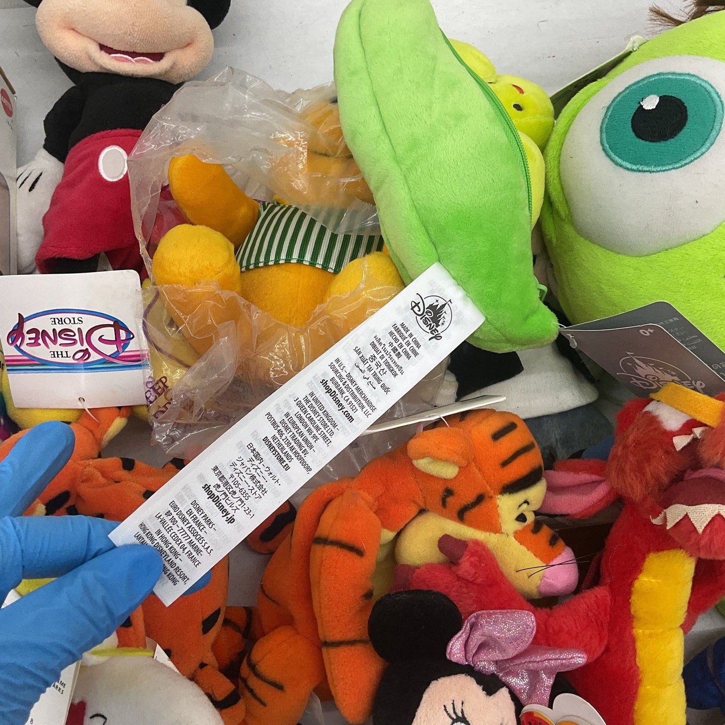 Disney Character Mixed Preowned LOT 14 lbs Plush Dolls Toys Pixar Pooh Mickey - Warehouse Toys