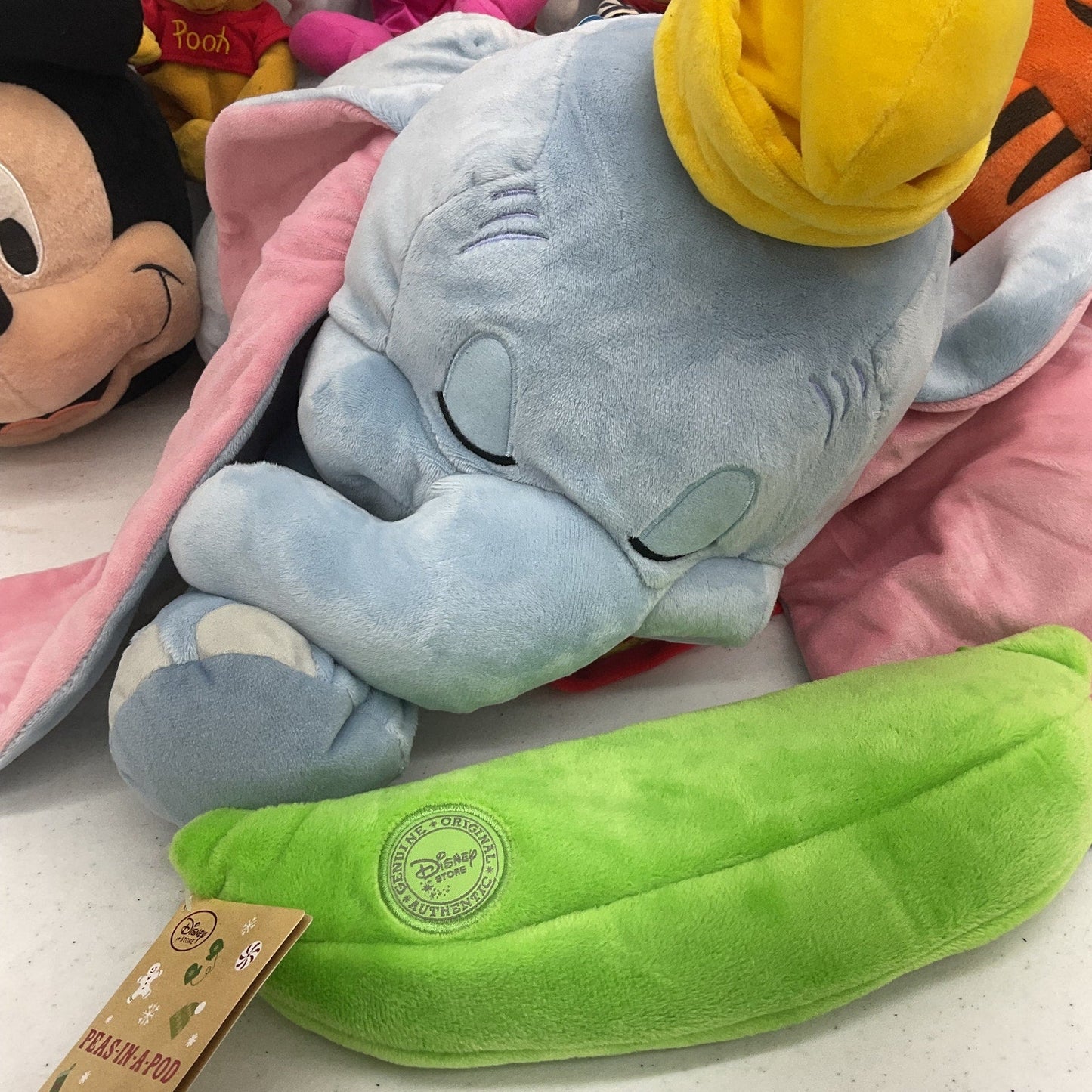 Disney Character Mixed Preowned LOT 5 lbs Plush Dolls Toys Dumbo Tigger Mickey - Warehouse Toys