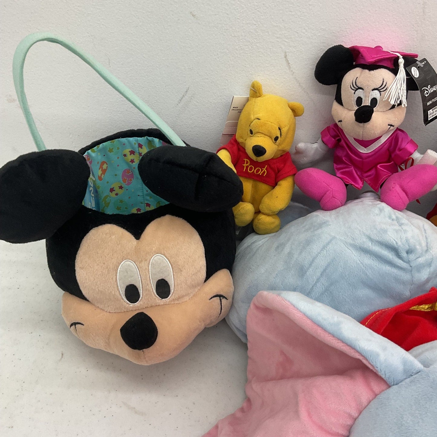 Disney Character Mixed Preowned LOT 5 lbs Plush Dolls Toys Dumbo Tigger Mickey - Warehouse Toys