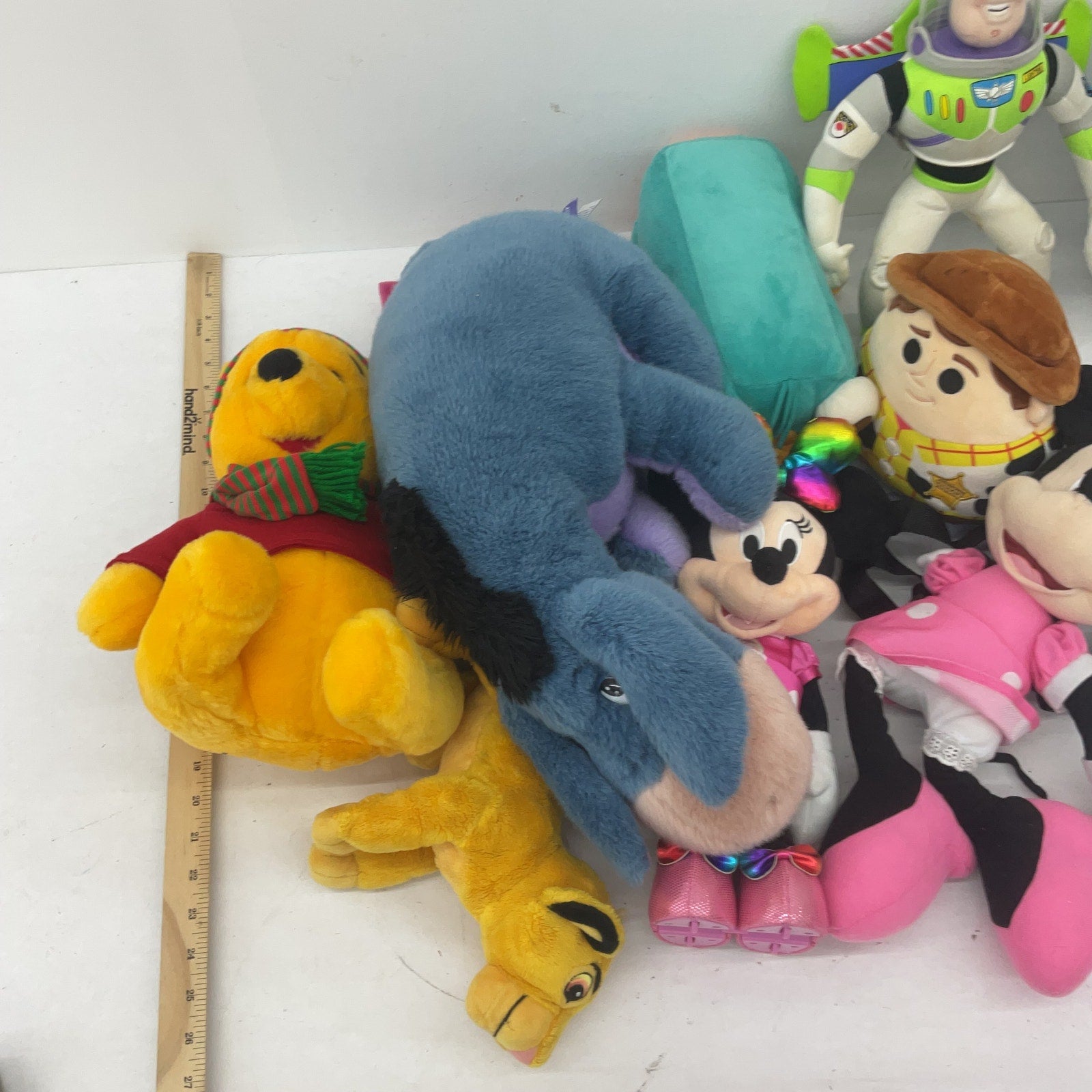 Disney Character Mixed Preowned LOT 7 lbs Plush Dolls Toys Pixar Thumper Jessie - Warehouse Toys