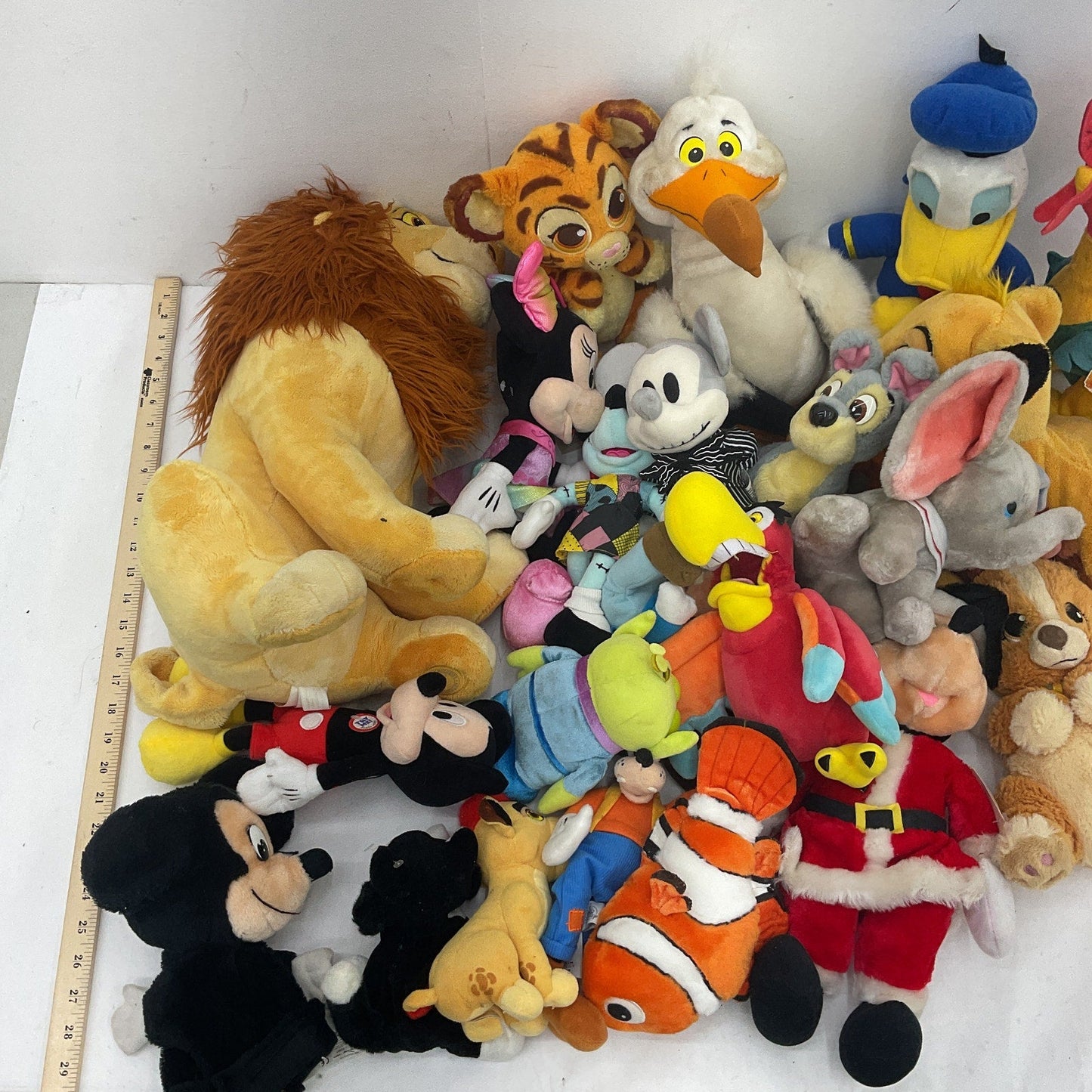 Disney Character Plush Dolls Toys Mixed Preowned LOT 12 lbs Lion King Pixar - Warehouse Toys