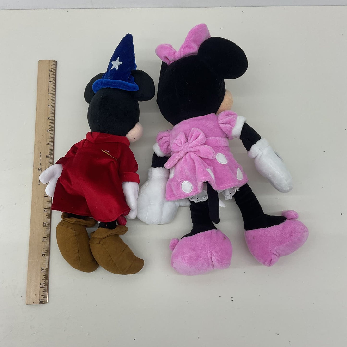 Disney Classic Character Plush Dolls LOT Mickey Mouse Wizard Minnie Mouse Toys - Warehouse Toys