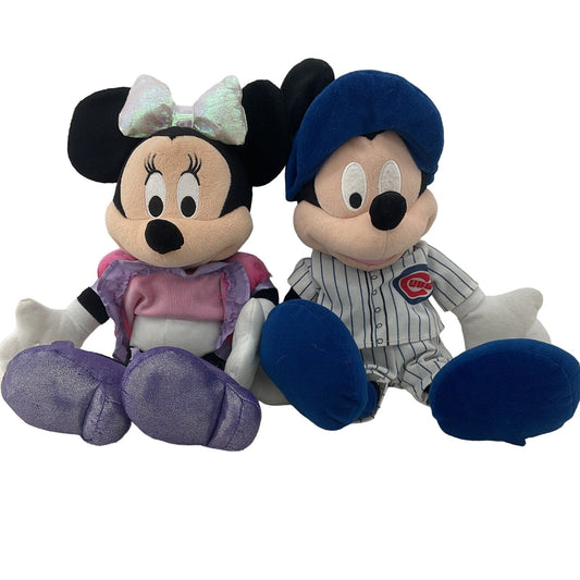 Disney Classic Characters LOT Mickey Mouse Minnie Mouse Plush Dolls Stuffed Toys - Warehouse Toys