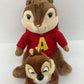 Disney Disneyland Build a Bear Chip N Dale Cartoon Brown Plush - Warehouse Toys