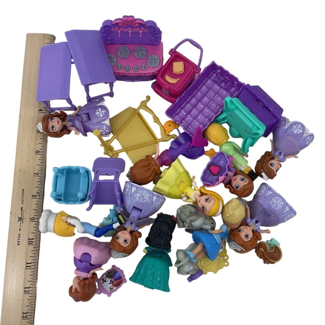 Disney Doll Playset Princess Mini Figures Dolls Accessories LOT - Warehouse Toys