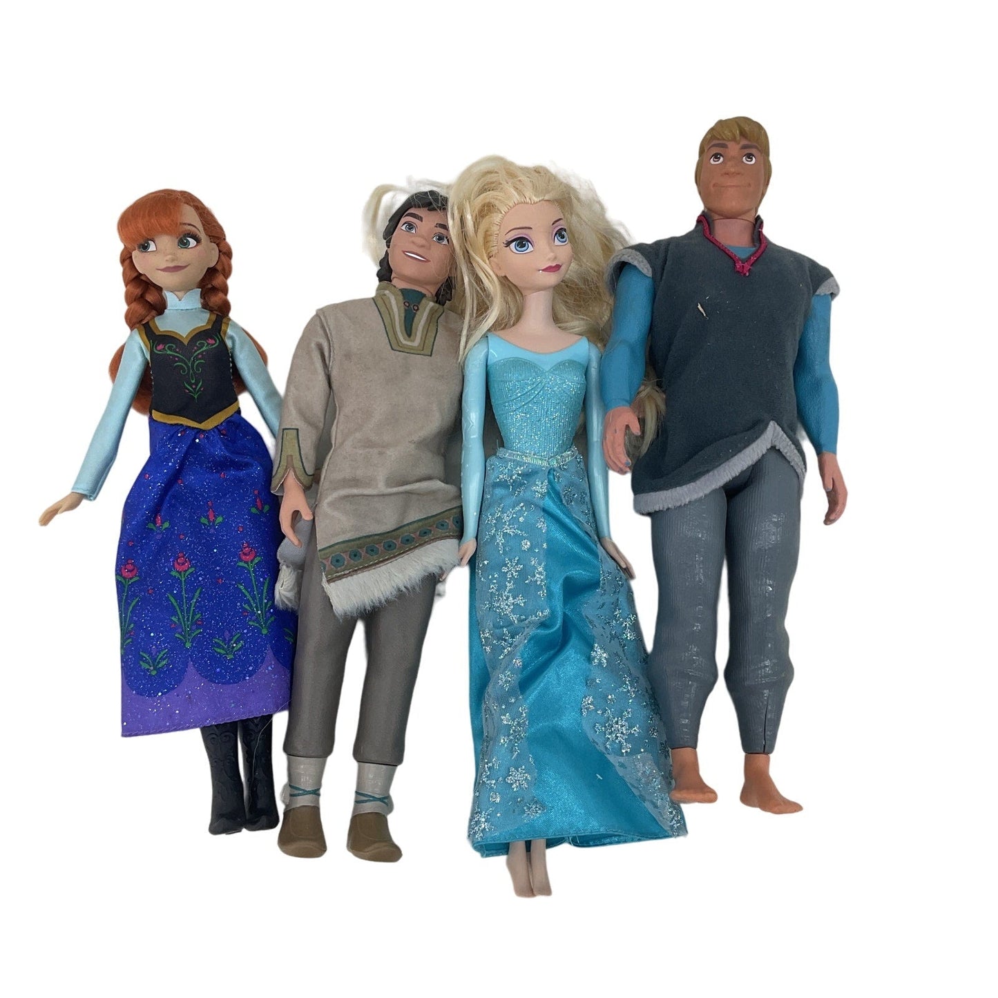 Disney Frozen Princess Prince Play Fashion Dolls Preowned Mixed LOT - Warehouse Toys