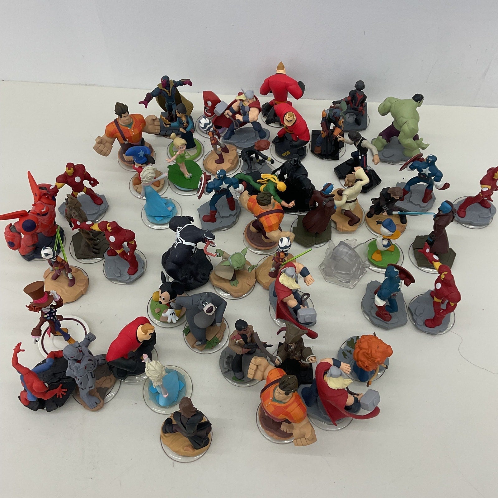 Disney Infinity Toy Figures Collection 7+ lbs Preowned Mixed Star Wars Marvel - Warehouse Toys