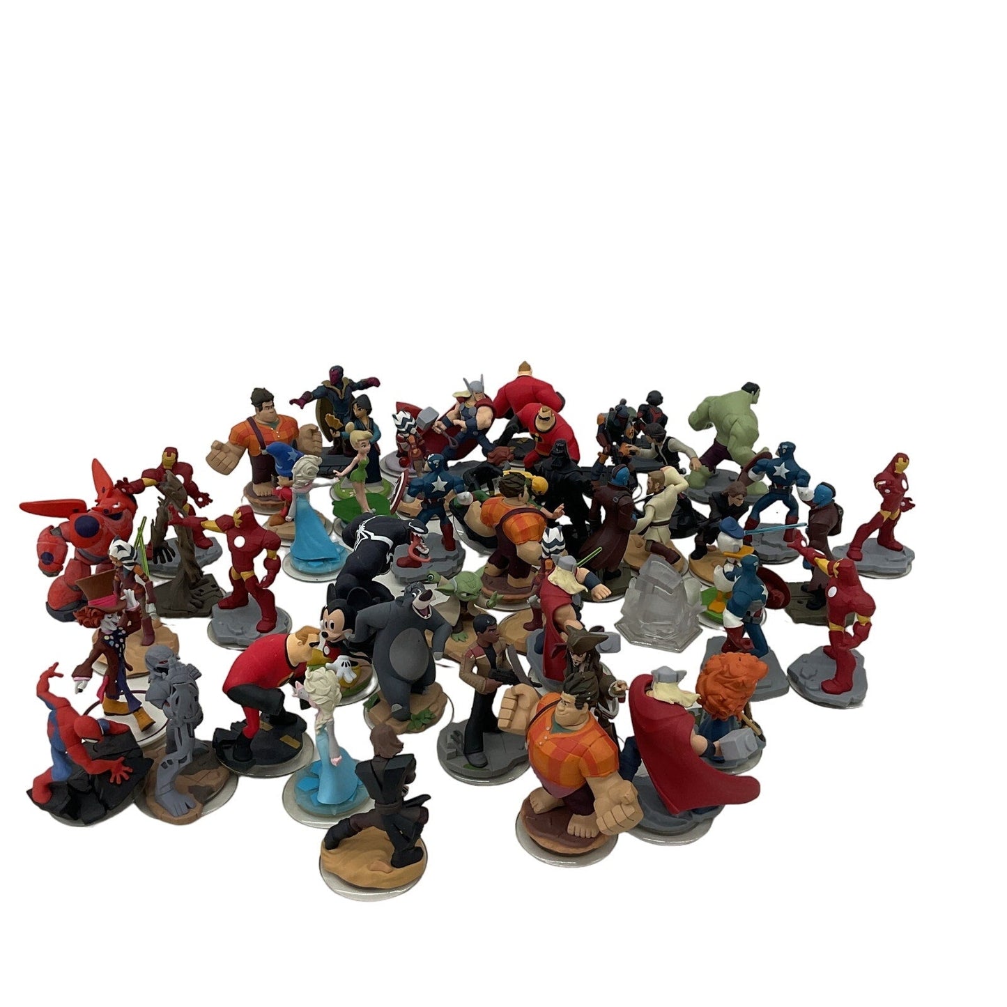 Disney Infinity Toy Figures Collection 7+ lbs Preowned Mixed Star Wars Marvel - Warehouse Toys