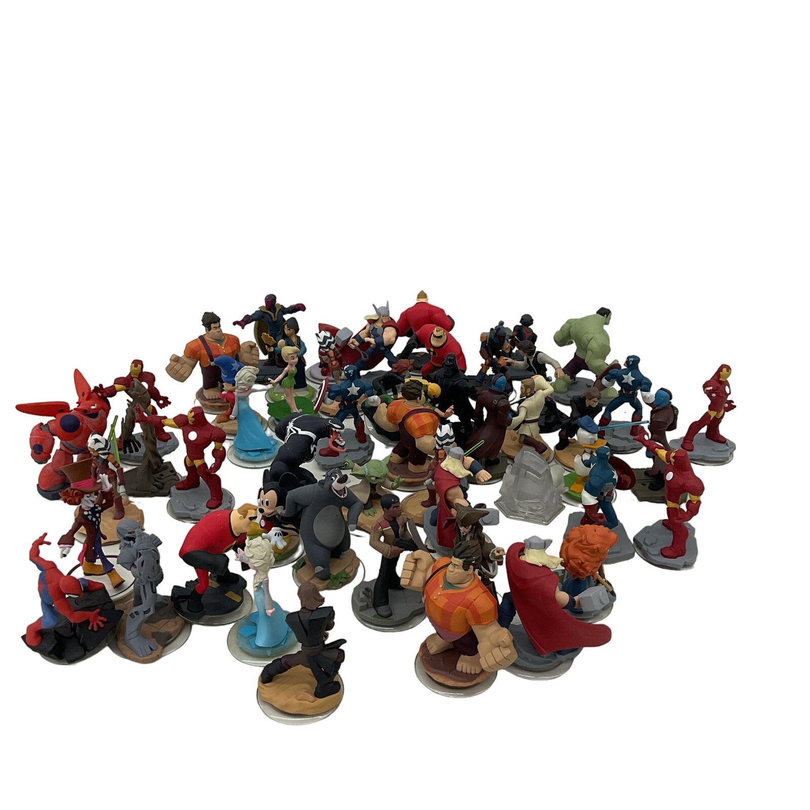 Disney Infinity Toy Figures Collection 7+ lbs Preowned Mixed Star Wars Marvel - Warehouse Toys