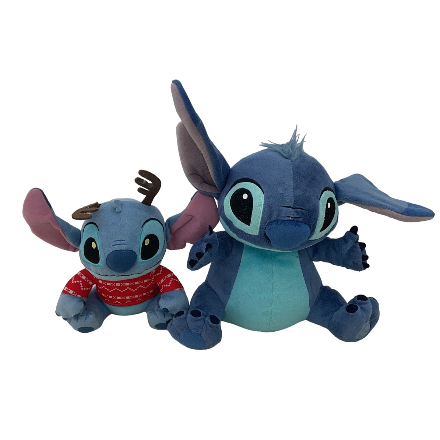 Disney Lilo & Stitch Blue Alien Dog Plush LOT of 2 - Warehouse Toys