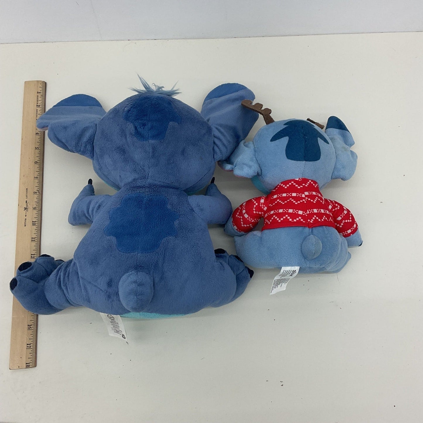 Disney Lilo & Stitch Blue Alien Dog Plush LOT of 2 - Warehouse Toys