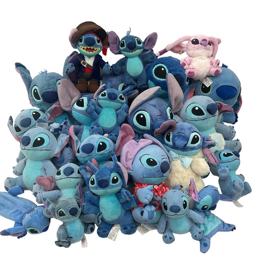 Disney Lilo & Stitch Mix Preowned LOT 13 lbs Character Plush Dolls Stuffed Toys - Warehouse Toys