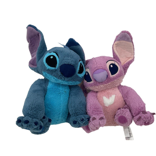 Disney Lilo & Stitch Pink Plush Toy Stuffed Animal Characters - Warehouse Toys