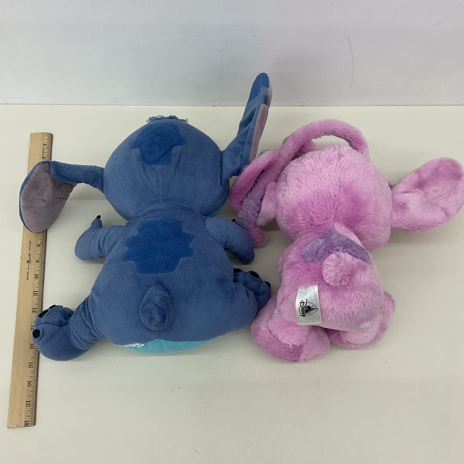 Disney LOT 2 Lilo & Stitch Angel Alien Dog Character Plush Stuffed Toys - Warehouse Toys