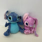 Disney LOT 2 Lilo & Stitch Angel Alien Dog Character Plush Stuffed Toys - Warehouse Toys