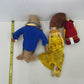 Disney LOT 3 Beauty & the Beast Belle Cogsworth Clock Plush Character Dolls - Warehouse Toys