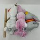 Disney LOT Dumbo Gray Elephant Pink Easter Bunny Minnie Mouse Olaf Snowman Plush - Warehouse Toys