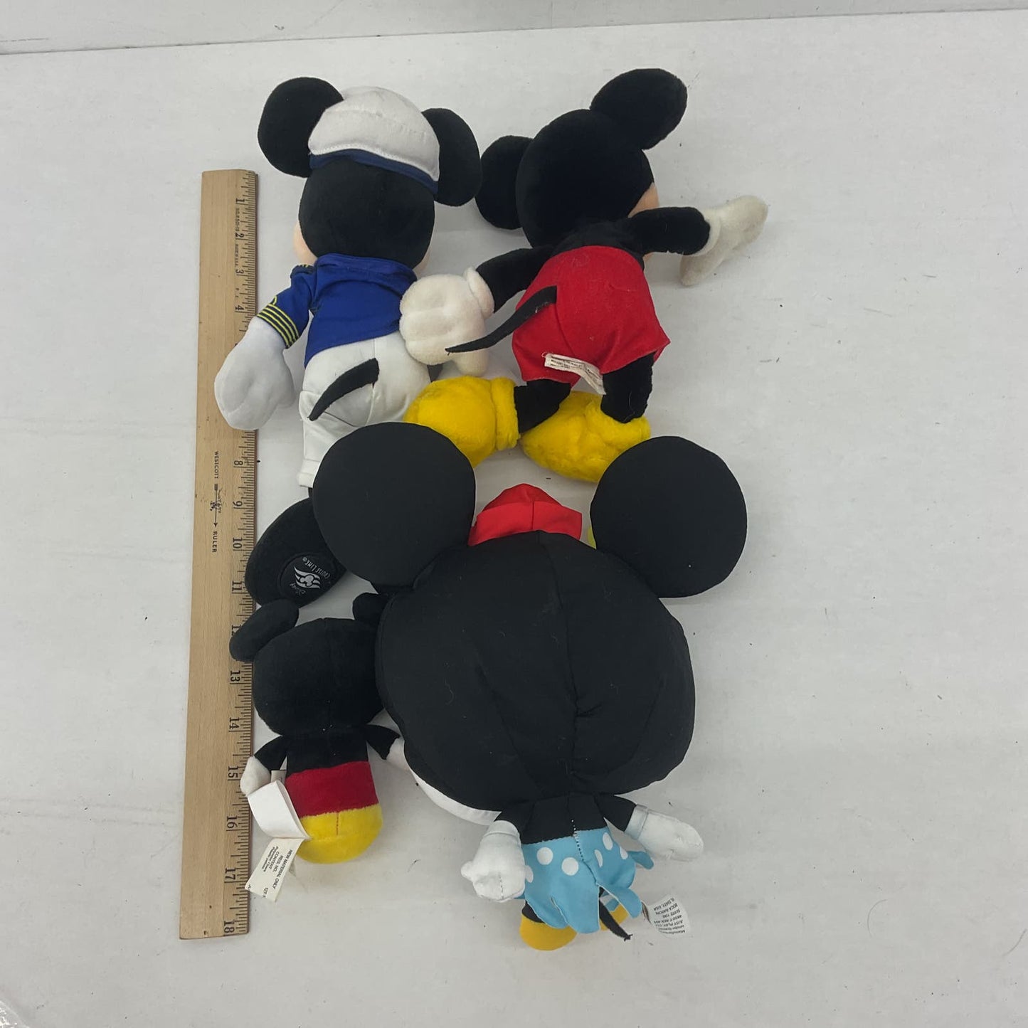 Disney Mickey Mouse Plush Black Stuffed Animals Toy Lot - Warehouse Toys