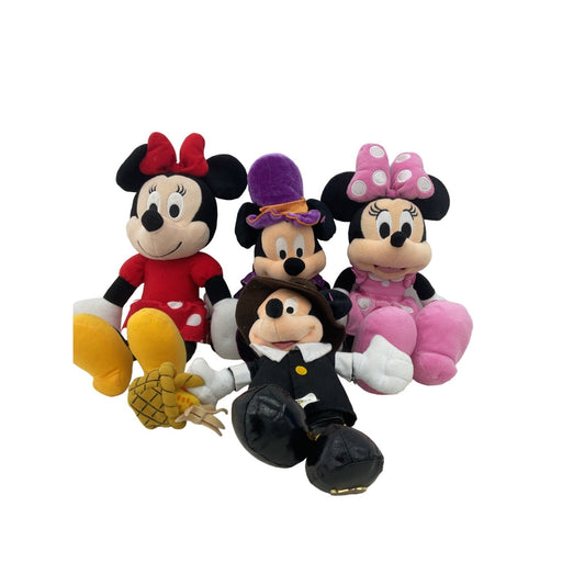 Disney Mixed Classic Character Mickey Mouse in Different Outfits Plush Dolls - Warehouse Toys