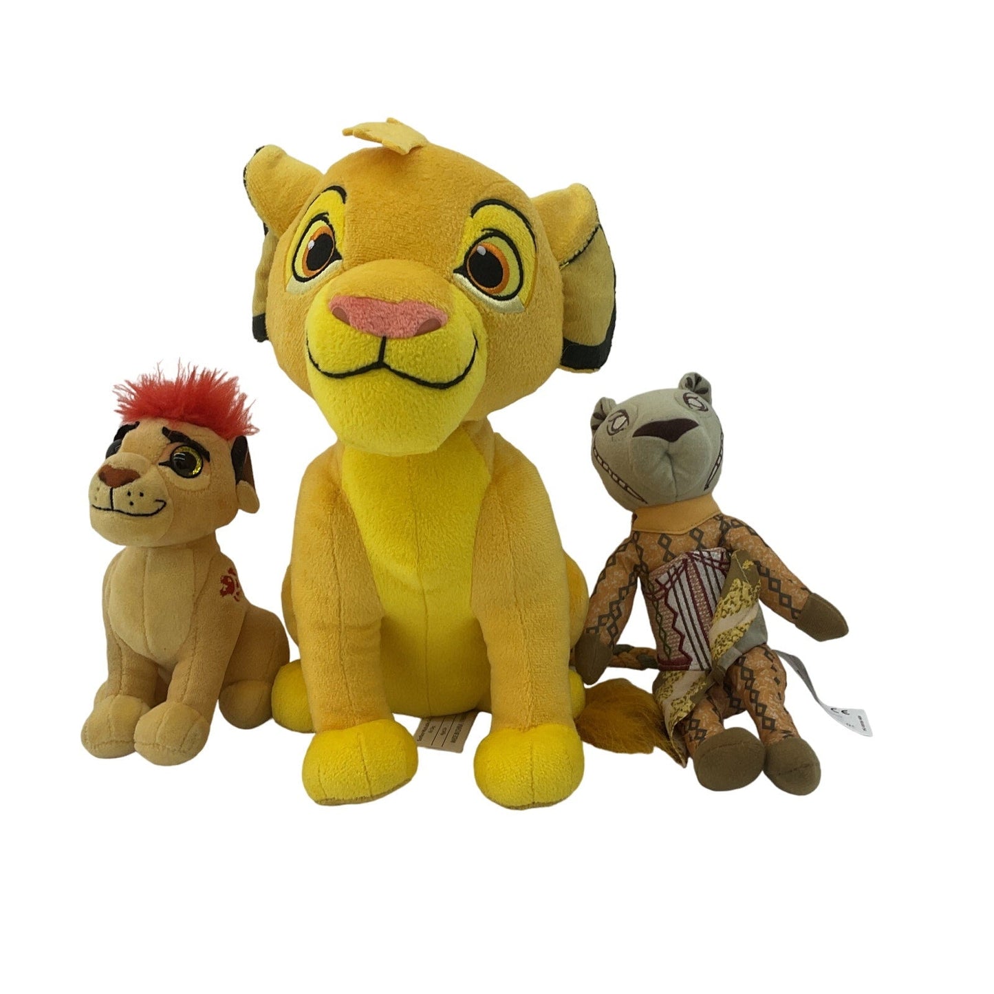 Disney Mixed LOT 3 Simba The Lion King Assorted Character Design Plush Dolls - Warehouse Toys